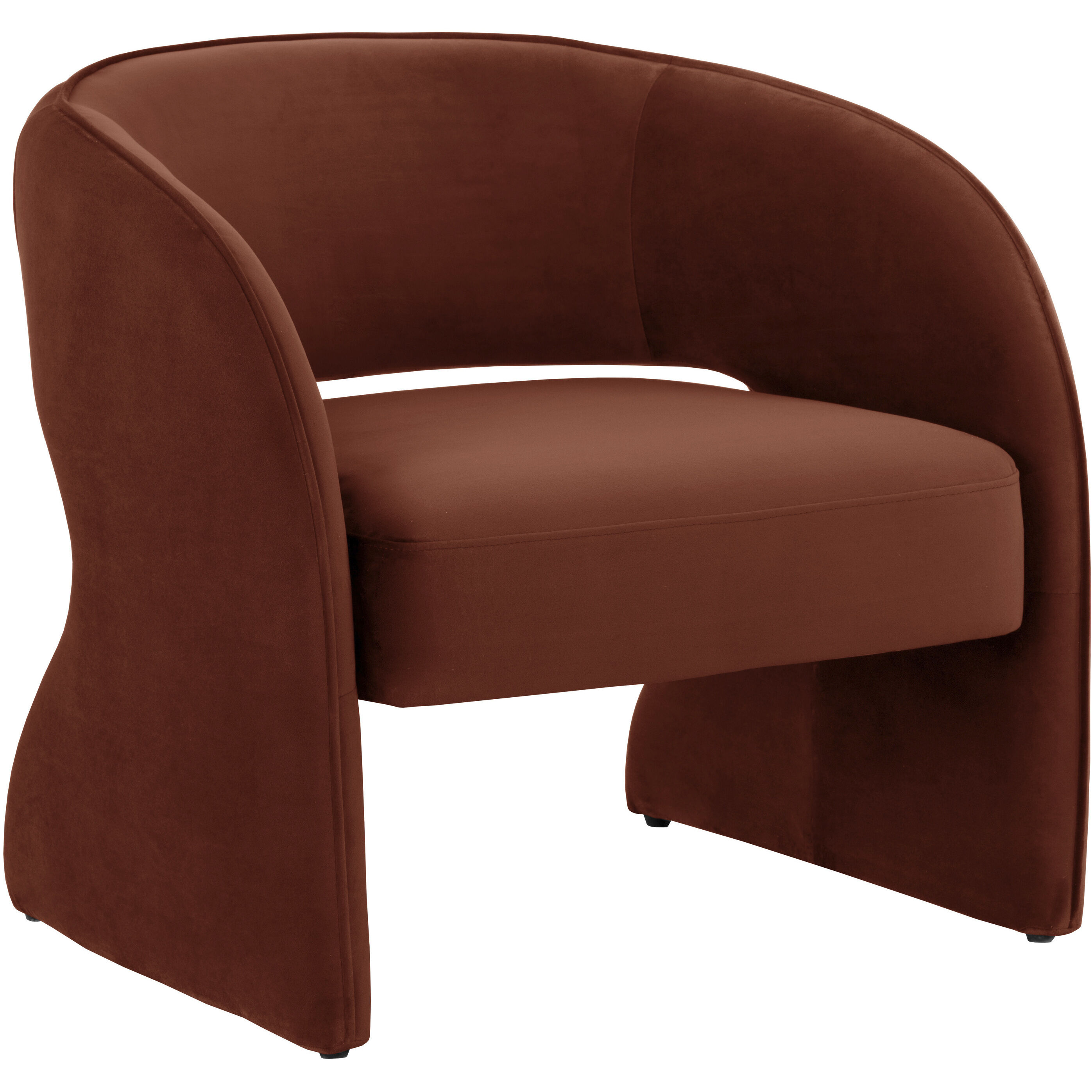 Rosalia Meg Rust Lounge Chair